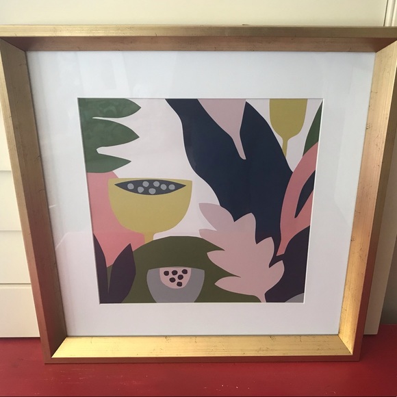 Kate and Laurel Abstract Floral Print Art Set - Picture 2 of 3